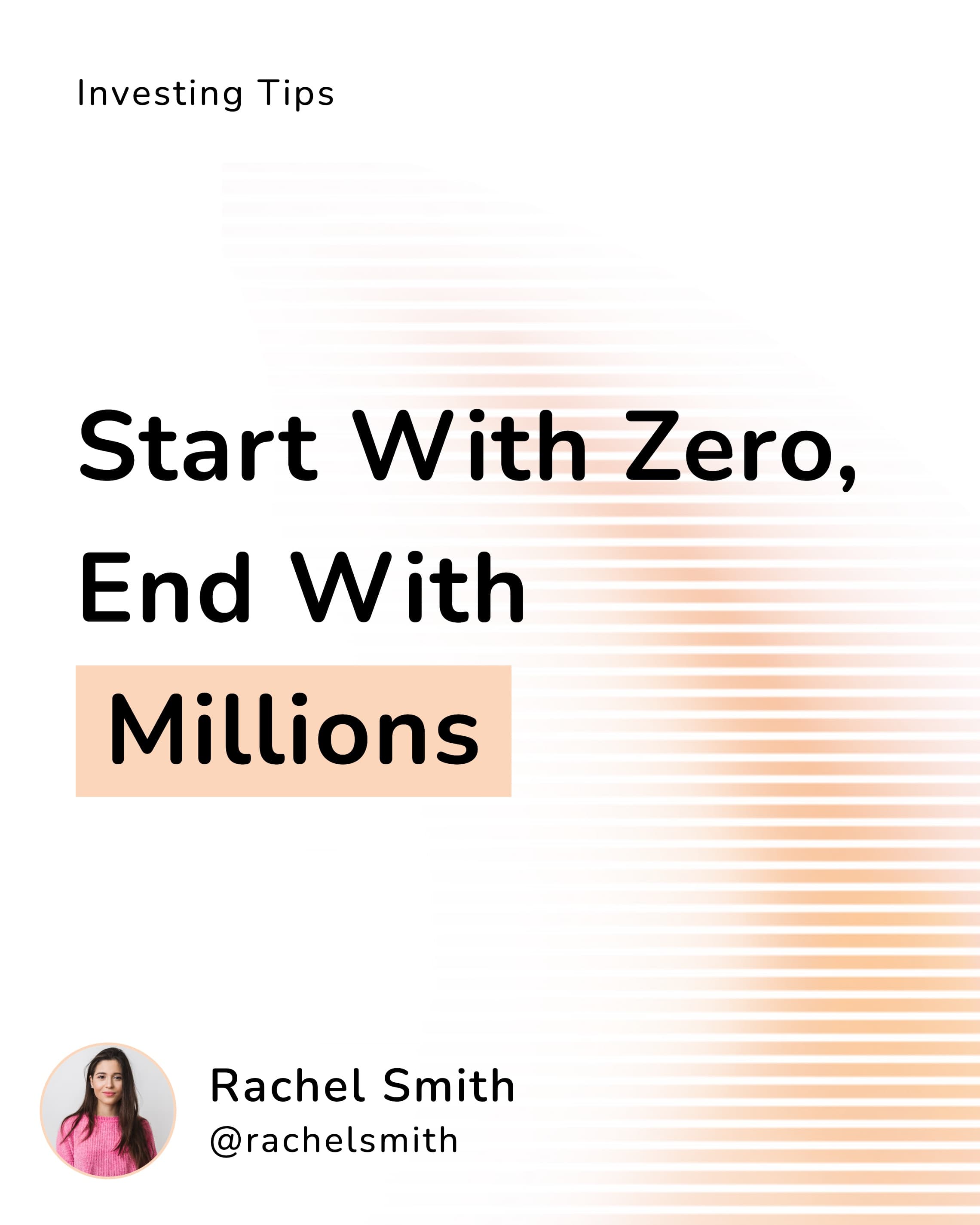 Starting with Zero to Million