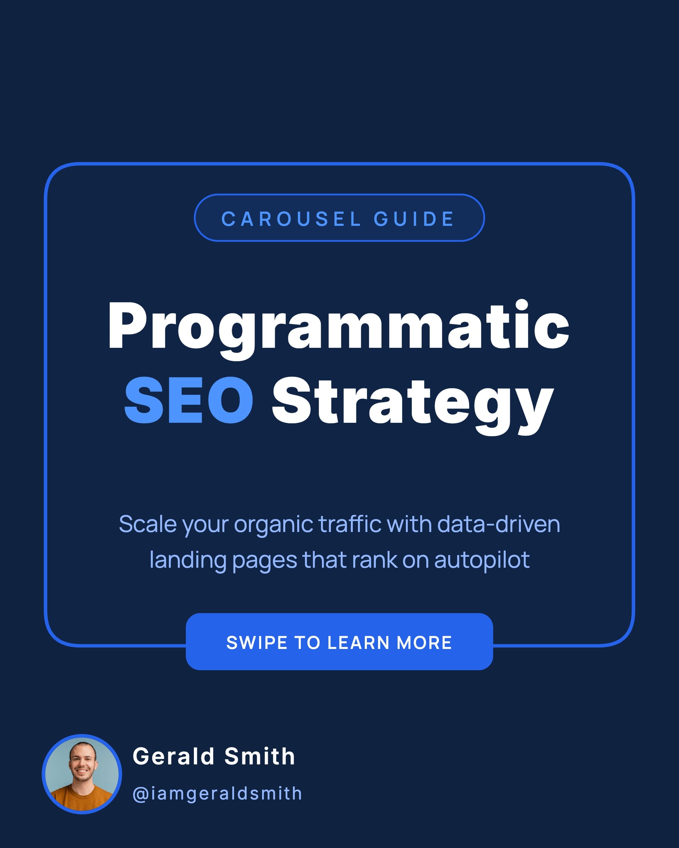 Programmatic SEO Strategy