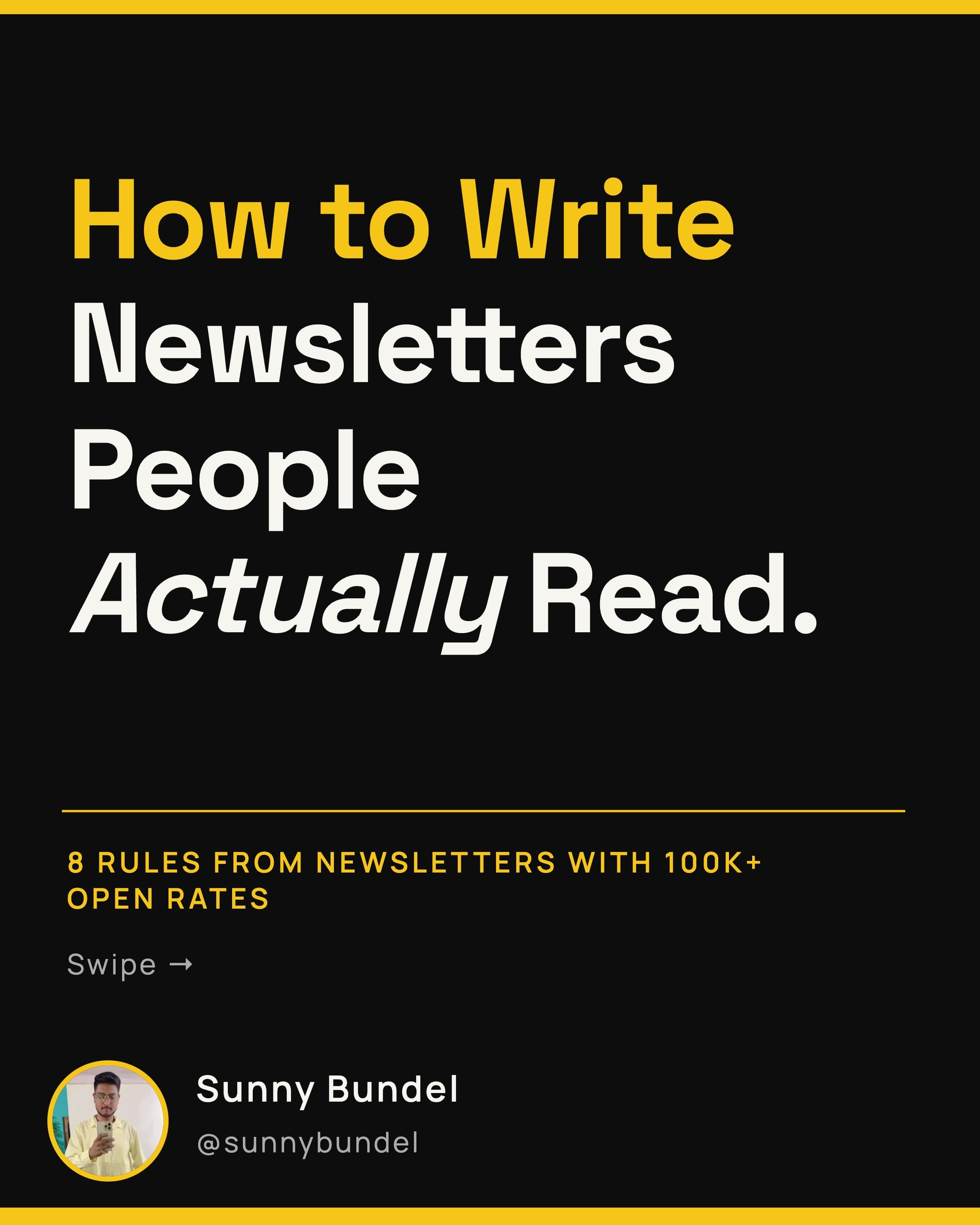 How to Write Newsletters People Actually Read.