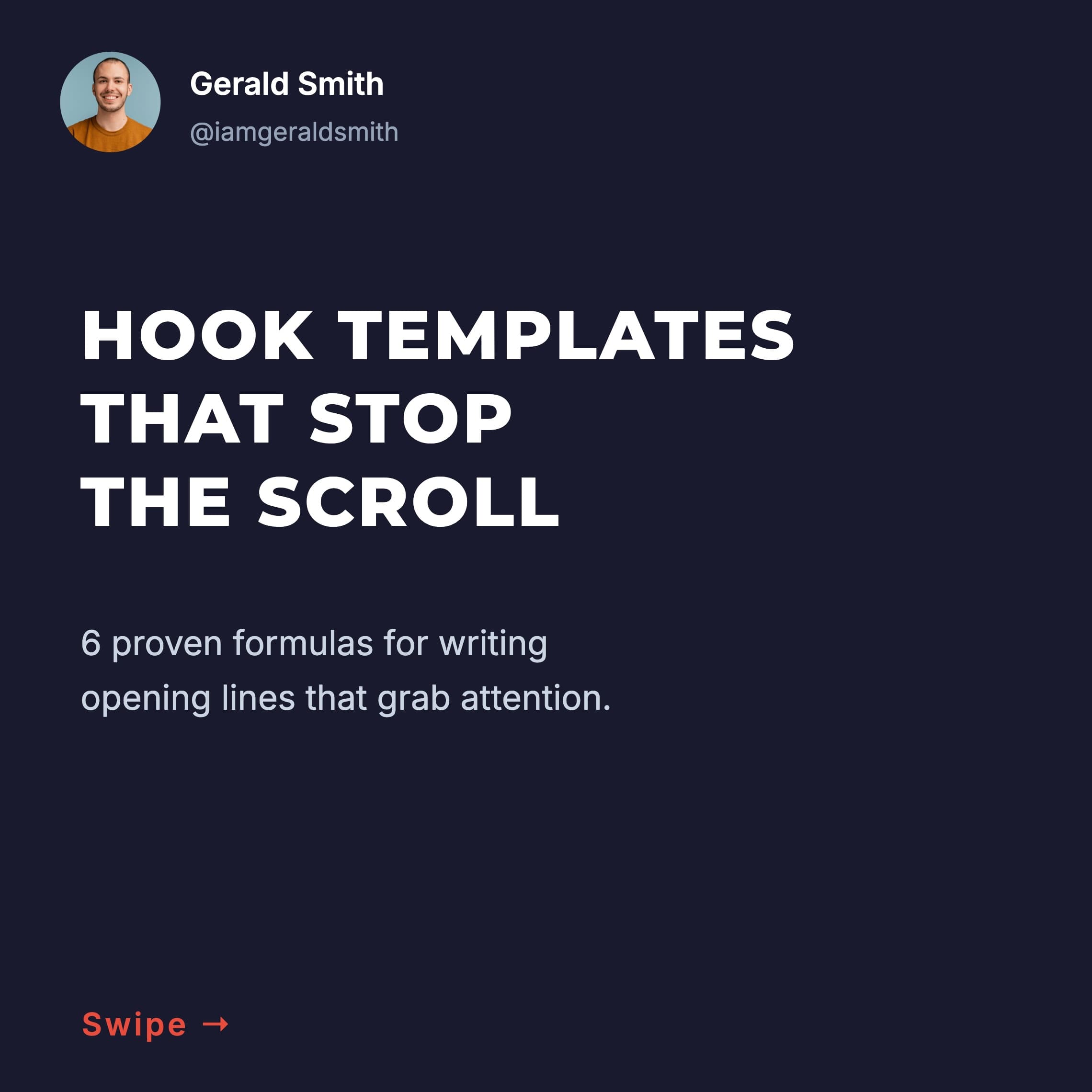 Hook Templates That Stop the Scroll