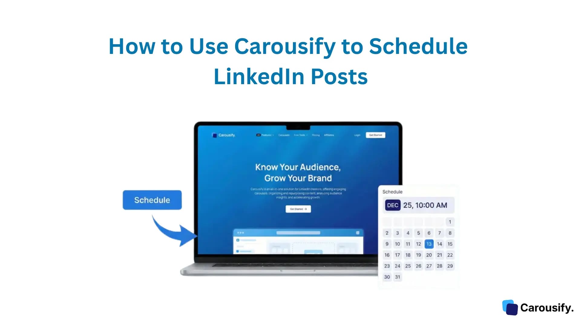 How to Use Carousify to Schedule LinkedIn Posts