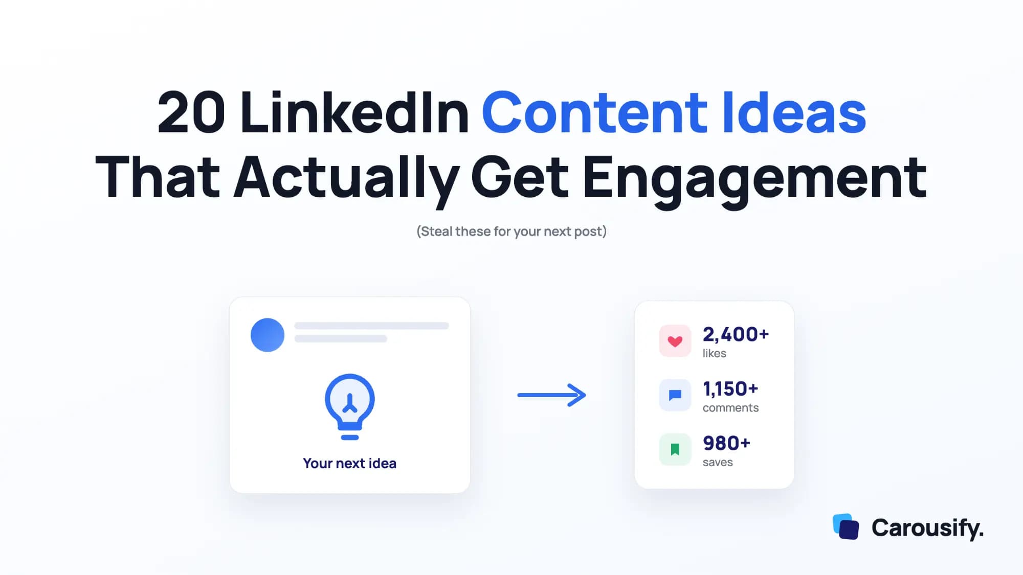 20 LinkedIn Content Ideas That Actually Get Engagement
